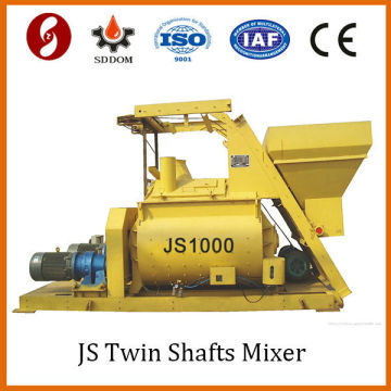 1000L twin double shaft concrete mixer hot sale 1m3